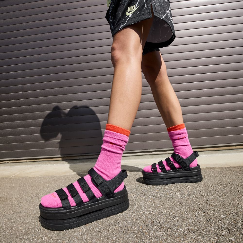 [}C]NIKE/iCL/W NIKE ICON CLASSIC SANDAL/iCL ACR NVbN/iCLiNIKEj 004(BLACK/BLACK)