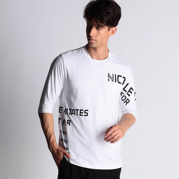 ロゴプリント ５分袖Ｔシャツ | ニコルクラブフォーメン(NICOLE CLUB