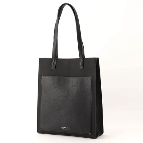 フェイクレザー縦型トートBAG | ニコルクラブフォーメン(NICOLE 