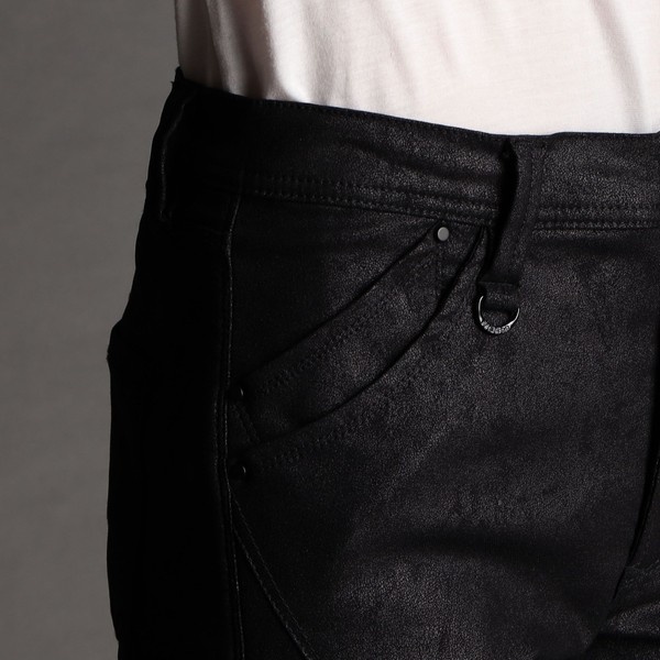 レザーライクプリント デザイン5ポケットパンツ | ニコルクラブ