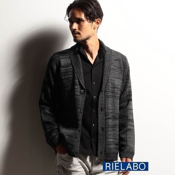 クリスマスファッション RIELABO】シアーメッシュショールカラーカーディガン | ニコル トップス