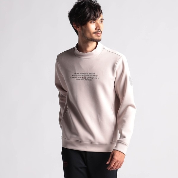 【ニコルクラブフォーメン】人気ロゴマーク 長袖ゴルフモックネックシャツL ニコルクラブフォーメン】人気ロゴマーク 長袖ゴルフモック