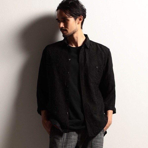 RIELABO】オリエンタルプリントシャツ(日本製) | ニコルクラブ