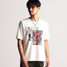 ニコルクラブフォーメン(NICOLE CLUB FOR MEN)のアラカルトプリント半袖Ｔシャツ