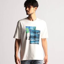 ニコルクラブフォーメン(NICOLE CLUB FOR MEN)のアラカルトプリント半袖Ｔシャツ