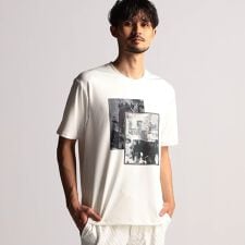 ニコルクラブフォーメン(NICOLE CLUB FOR MEN)のアラカルトプリント半袖Ｔシャツ