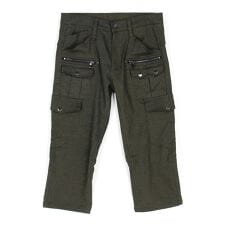 ガムストレッチ　クロップドカーゴパンツ