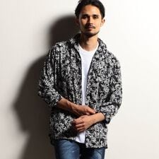 【RIELABO】アラカルトワッシャープリントシャツ | ニコルクラブフォーメン