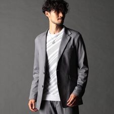 ヘリンボンハイストレッチセットアップジャケット | ニコルクラブ 