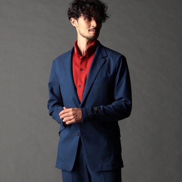 美品✨ニコル シングルライダースジャケット ラムレザー ネイビー 46 ニコルクラブ ラムレザージャケット ネイビー系 シングルライダース