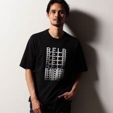 ニコルクラブフォーメン(NICOLE CLUB FOR MEN)の【RIELABO】グラデーションロゴプリント クルーネックTシャツ