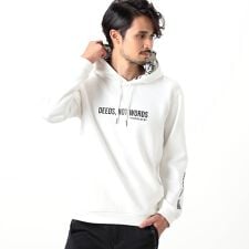 【NICOLE SPORTS】ロゴプリントパーカ
