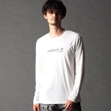 ロゴ刺繍長袖Tシャツ
