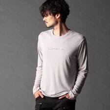 ロゴ刺繍長袖Tシャツ
