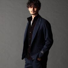 ニコルクラブフォーメン(NICOLE CLUB FOR MEN)のツィードライクセットアップジャケット