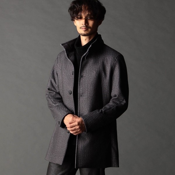 ex/tra】カルゼボンディング ダウンライナー付 スタンドカラーコート