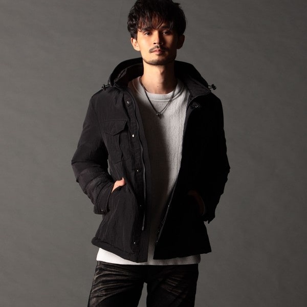 コンビネーション ダウンブルゾン | ムッシュニコル(MONSIEUR NICOLE