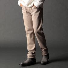 ニコルクラブフォーメン(NICOLE CLUB FOR MEN)のレザーライクムラプリントカットソーパンツ