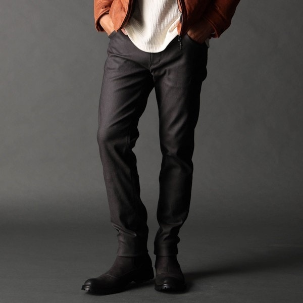 ニコルクラブNICOLE CLUB FOR MEN【44】ストレッチスキニーデニム★ユーズド加工　1本のみ ニコルクラブフォーメン NICOLE CLUB FOR MEN RIELABOストレッチ