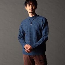 ニコルクラブフォーメン(NICOLE CLUB FOR MEN)のリンクスバスケットモックネックニット