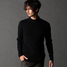 ニコルクラブフォーメン(NICOLE CLUB FOR MEN)の12G リブハイネックニット