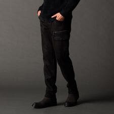 ニコルクラブフォーメン(NICOLE CLUB FOR MEN)のムラプリントカットソー カーゴパンツ