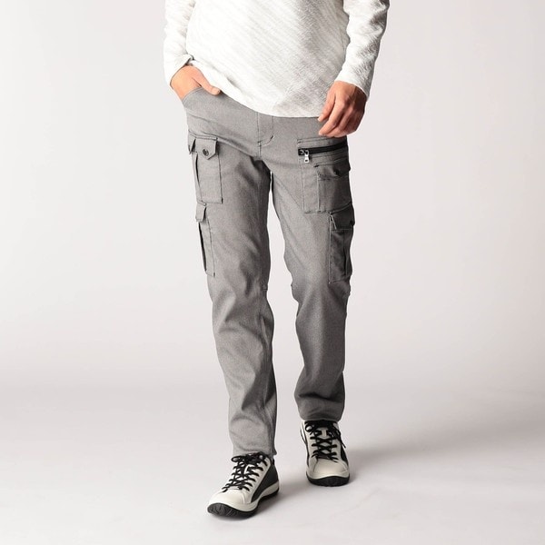 NOID ノーアイディー　ストレッチカーゴパンツ コーティングストレッチライダースカーゴPTパンツ | ノーアイディー(NO