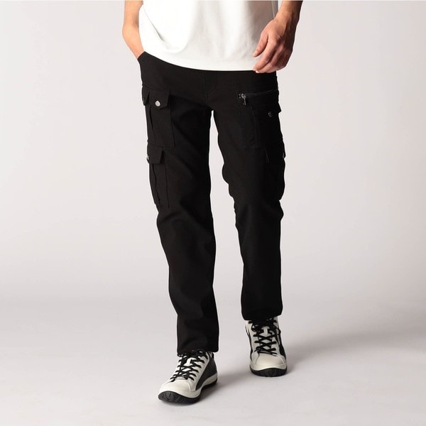 NOID ノーアイディー　ストレッチカーゴパンツ コーティングストレッチライダースカーゴPTパンツ | ノーアイディー(NO