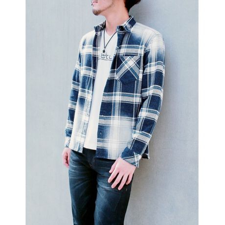 デニムチェックシャツ ニコルクラブフォーメン Nicole Club For Men 0564 8005 ファッション通販 マルイウェブチャネル