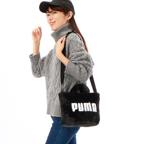 国内配送★PUMA★フェイクファー ミニトートバッグ 3色 国内配送☆PUMA☆フェイクファー ミニトートバッグ 3色 トートバッグ