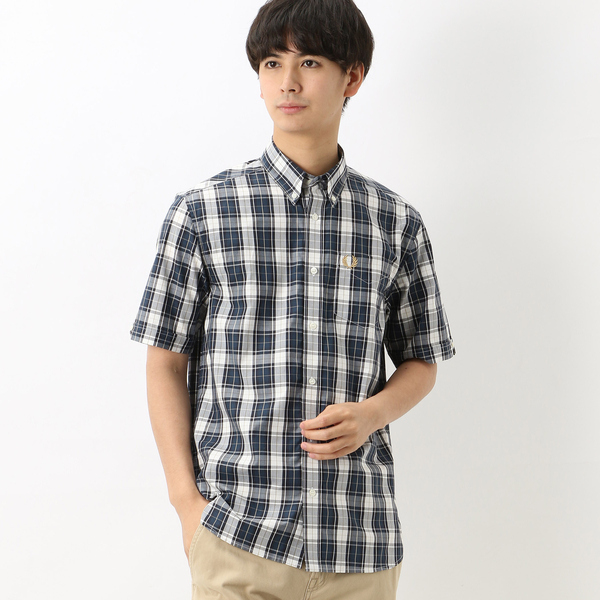S21】CHECK SHORT SLEEVE SHIRT | フレッドペリー(FRED PERRY) | M1674 ...