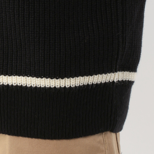 A21】STRIPED NECK KNITTED TANK | フレッドペリー(FRED PERRY 