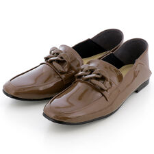 【21秋冬新作】チェーンバックルローファー