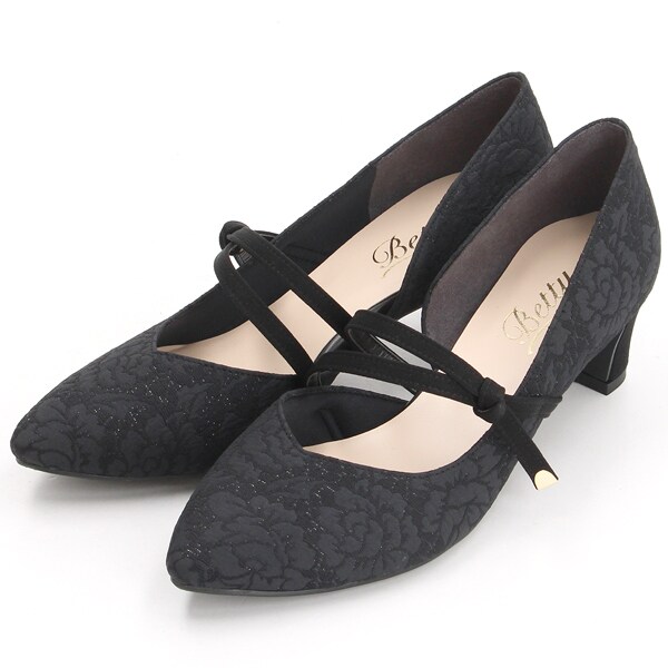 ベティクラブ（BETTYCLUB）/【25秋冬新作】ダブルベルト ポインテッドトゥ パンプス 25秋冬新作】ダブルベルト ポインテッドトゥ パンプス | ベティクラブ