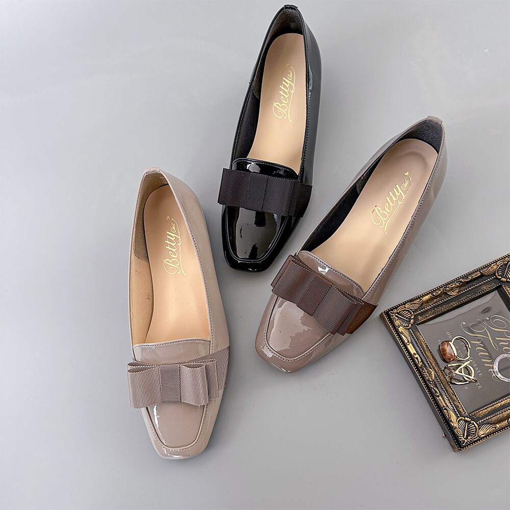 25定番商品】ビッグリボン ポインテッドトゥ パンプス | ベティクラブ