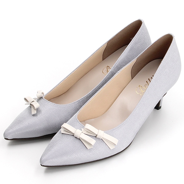 25秋冬新作】モチーフリボン ポインテッドトゥ パンプス | ベティ