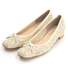 【25春夏新作】パナマ スクエアトゥ バレエパンプス