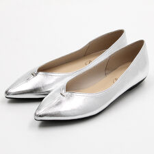 【26春夏新作】ポインテッドトゥ Vカット ステッチパンプス