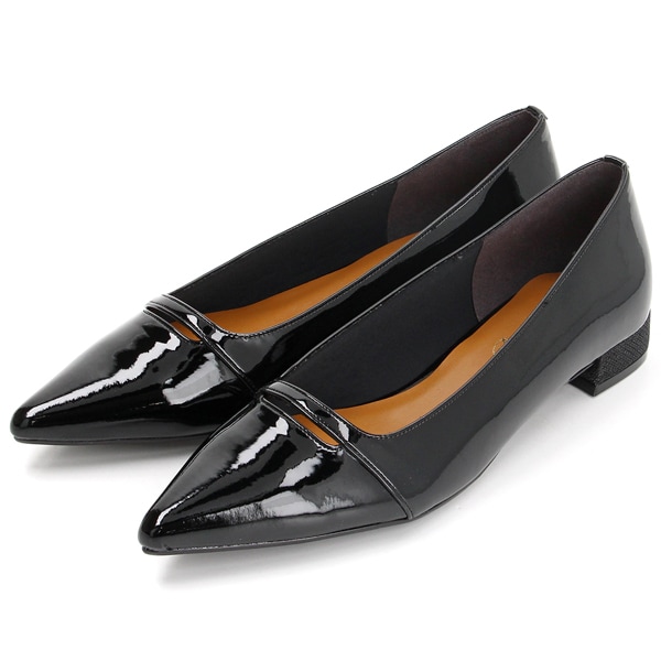 【26春夏新作】切り替えデザイン ポインテッドトゥ パンプス