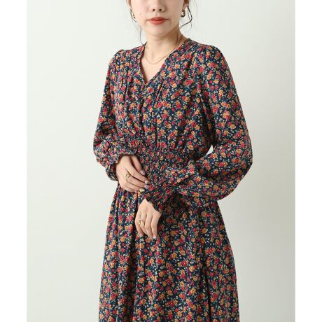 花柄ウエストシャーリングワンピース レイカズン Ray Cassin ファッション通販 マルイウェブチャネル