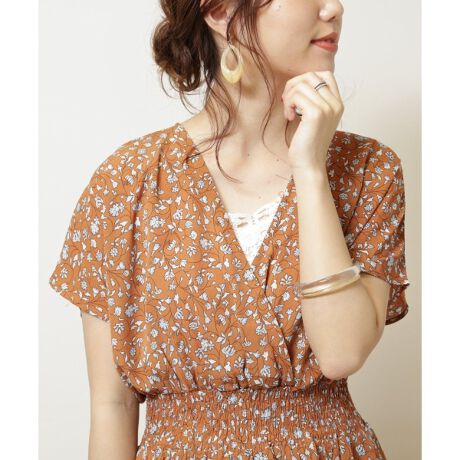 花柄カシュクールワンピース レイカズン Ray Cassin ファッション通販 マルイウェブチャネル