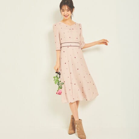 ローズプリントワンピース レッセパッセ Laisse Passe ファッション通販 マルイウェブチャネル