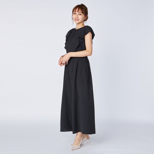 LAISSE PASSE サイドリボンオールインワン レッセパッセ 38サイズ LAISSE PASSE サイドリボンオールインワン レッセパッセ 38サイズ