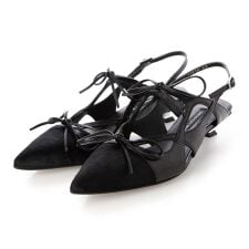 ワークス(works)のRABOKIGOSHIworksアニマル柄カウ・ファー／ストラップパンプス