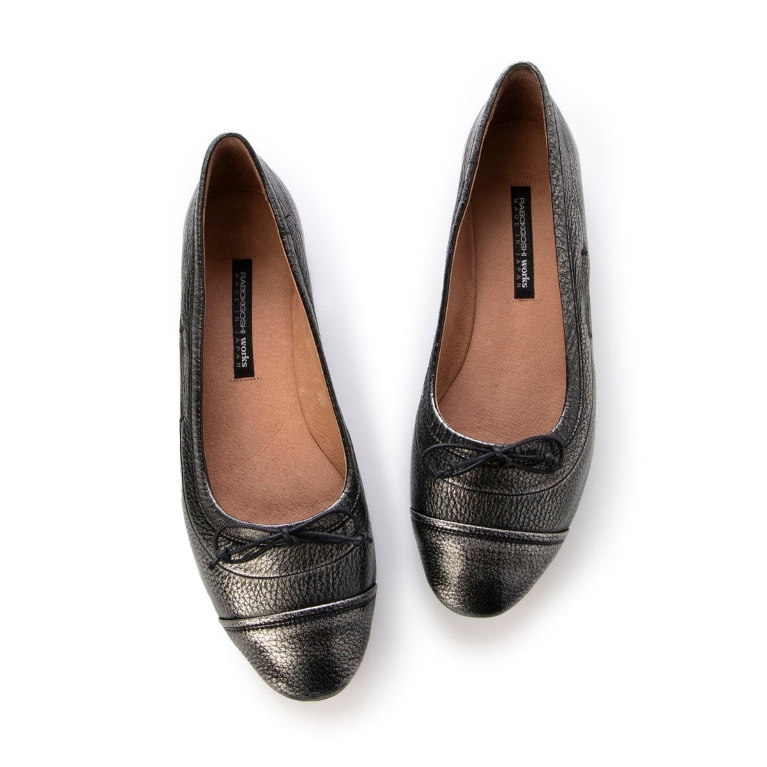 24秋冬新作フラット本革ラウンドトウブローグスリッポン | サヤ(SAYA