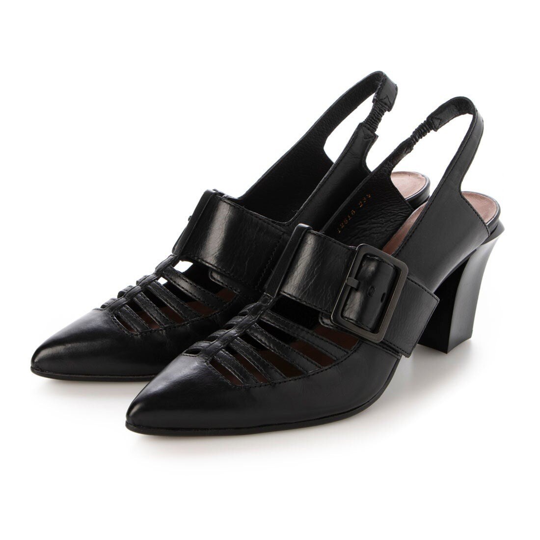 抗ウイルス・抗菌加工】madras バックストラップ・チュールパンプス