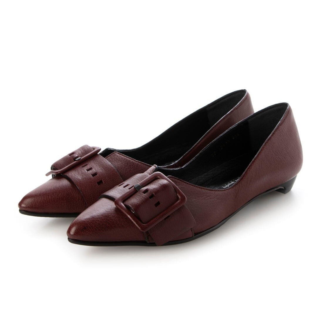 25秋冬新作2cmポインテッドトウベルトデザインパンプス