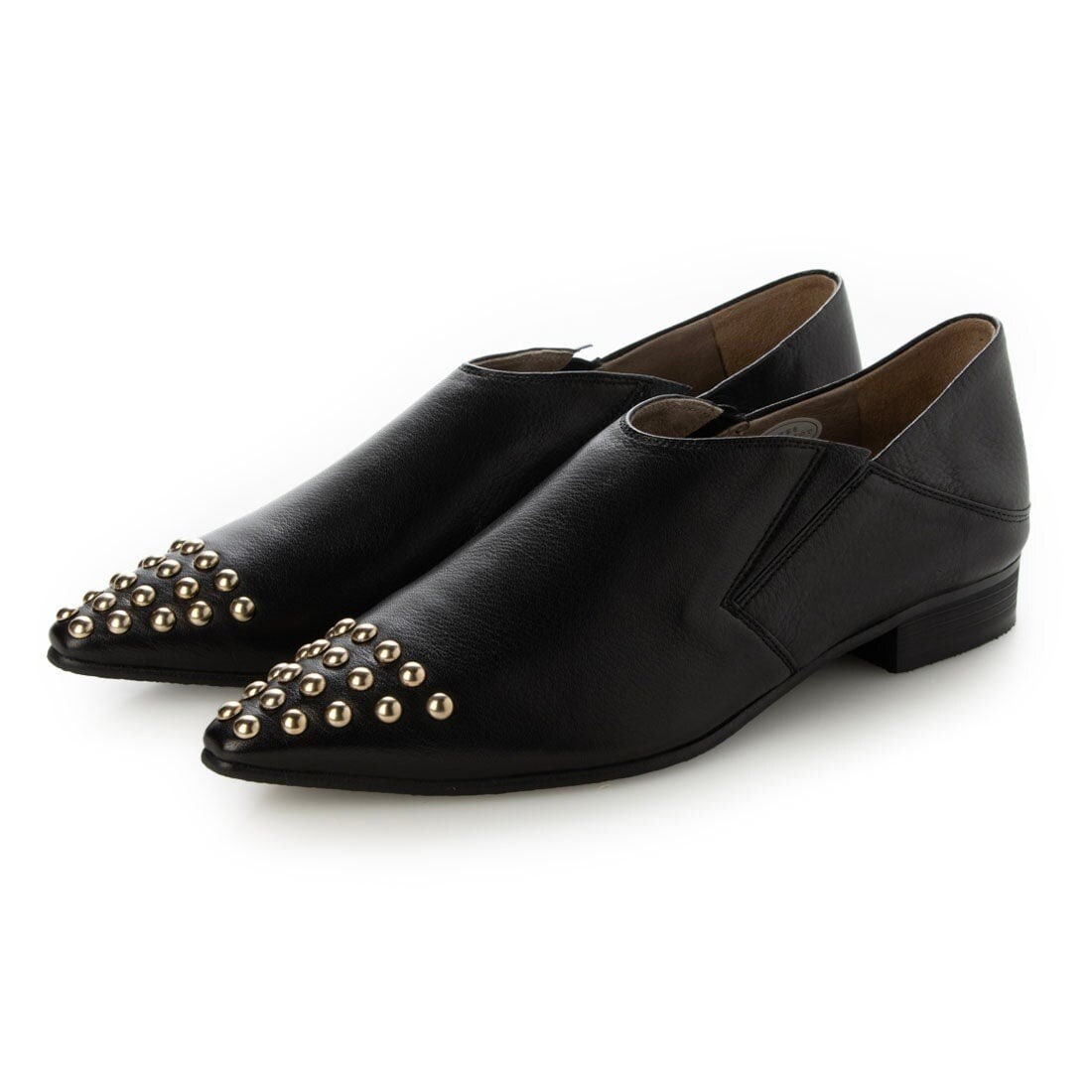 RABOKIGOSHIworks【アーチパッド入り】スクエアトゥスリッポンシューズ