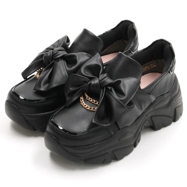 厚底リボンスニーカー(YOUSKE POP&CULTURE)