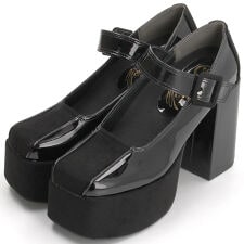 厚底ストラップパンプス(YOSUKE POP&CULTURE)